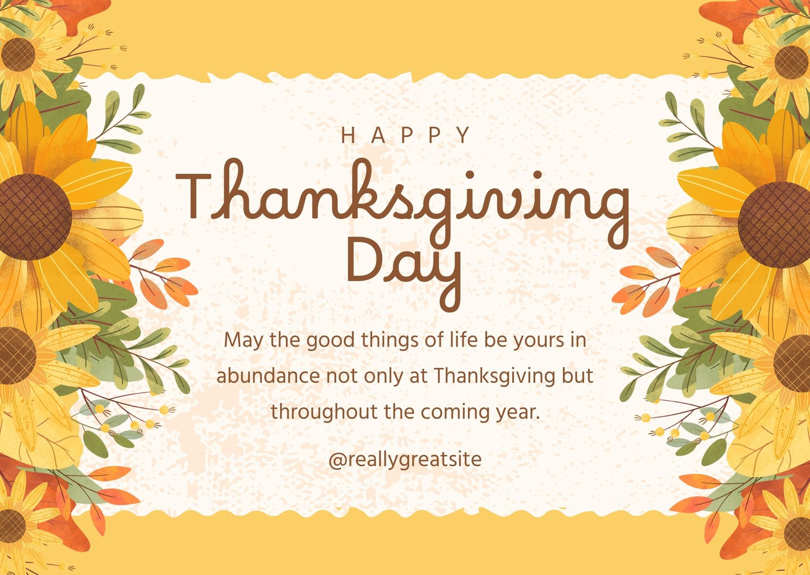 Free Printable, Customizable Thanksgiving Card Templates | Canva regarding Cards Happy Thanksgiving Day