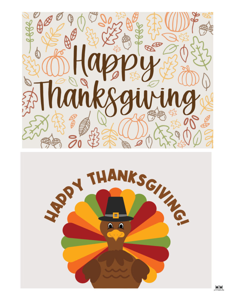 Free Printable Thanksgiving Cards | Printabulls regarding Happy Thanksgiving Printable Cards