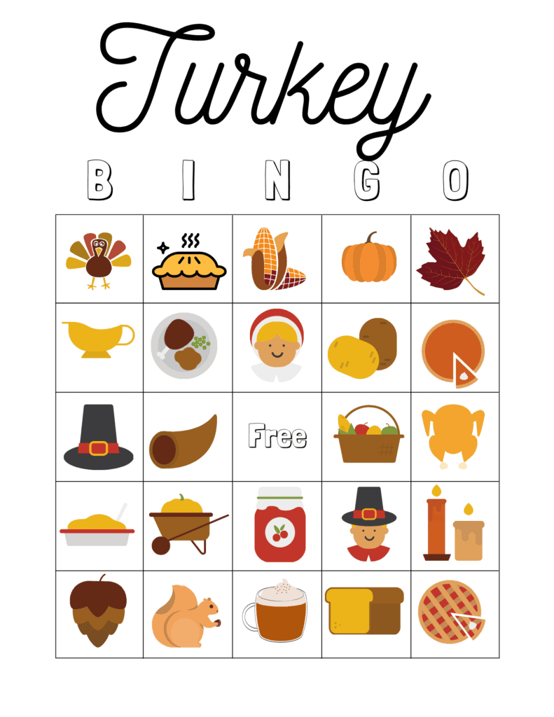 Free Thanksgiving Bingo For Kids - Arinsolangeathome for Bingo Cards Thanksgiving