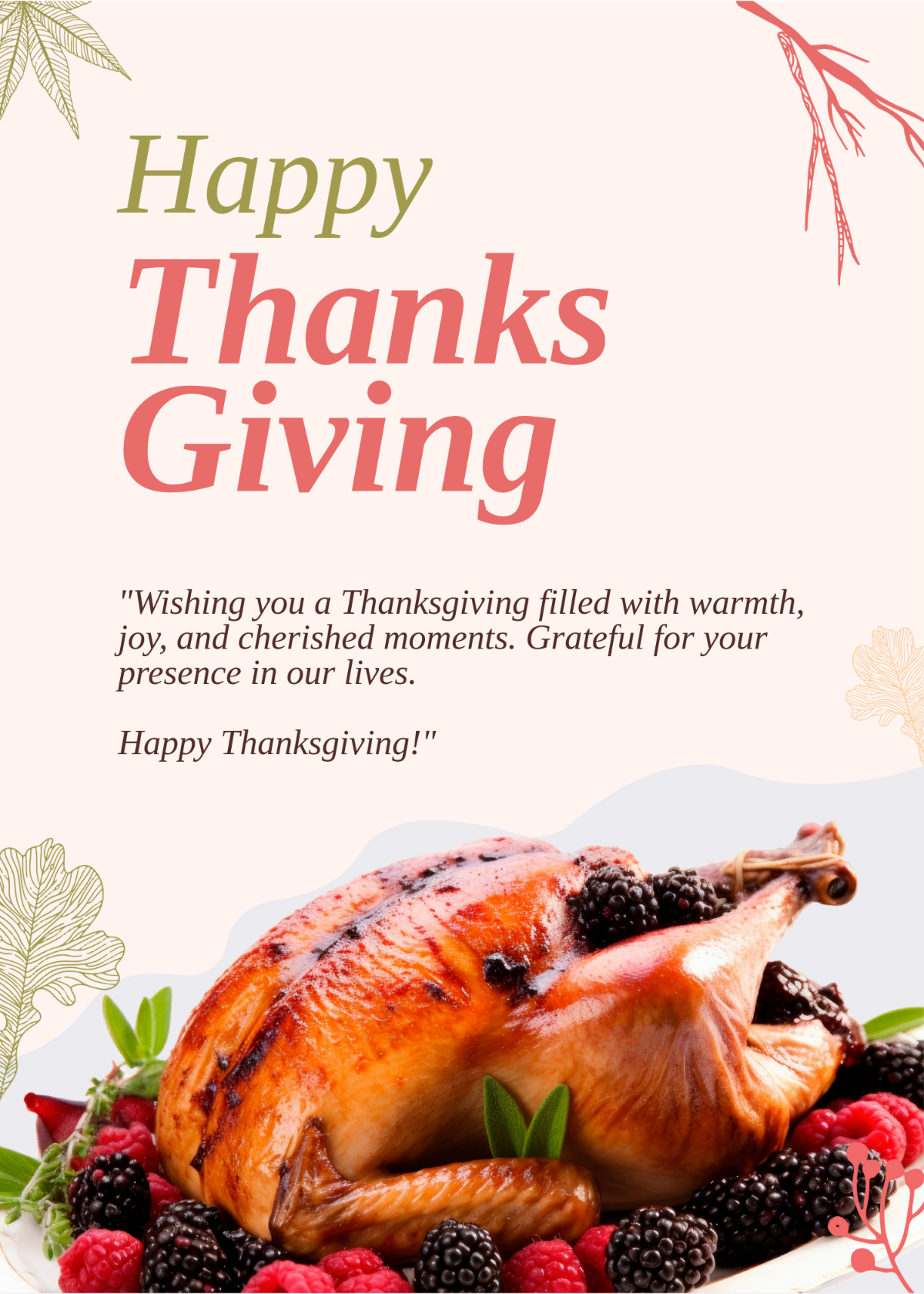 Free Thanksgiving Day Greeting Card Templates &amp;amp; Examples - Edit inside Free Online Thanksgiving Cards