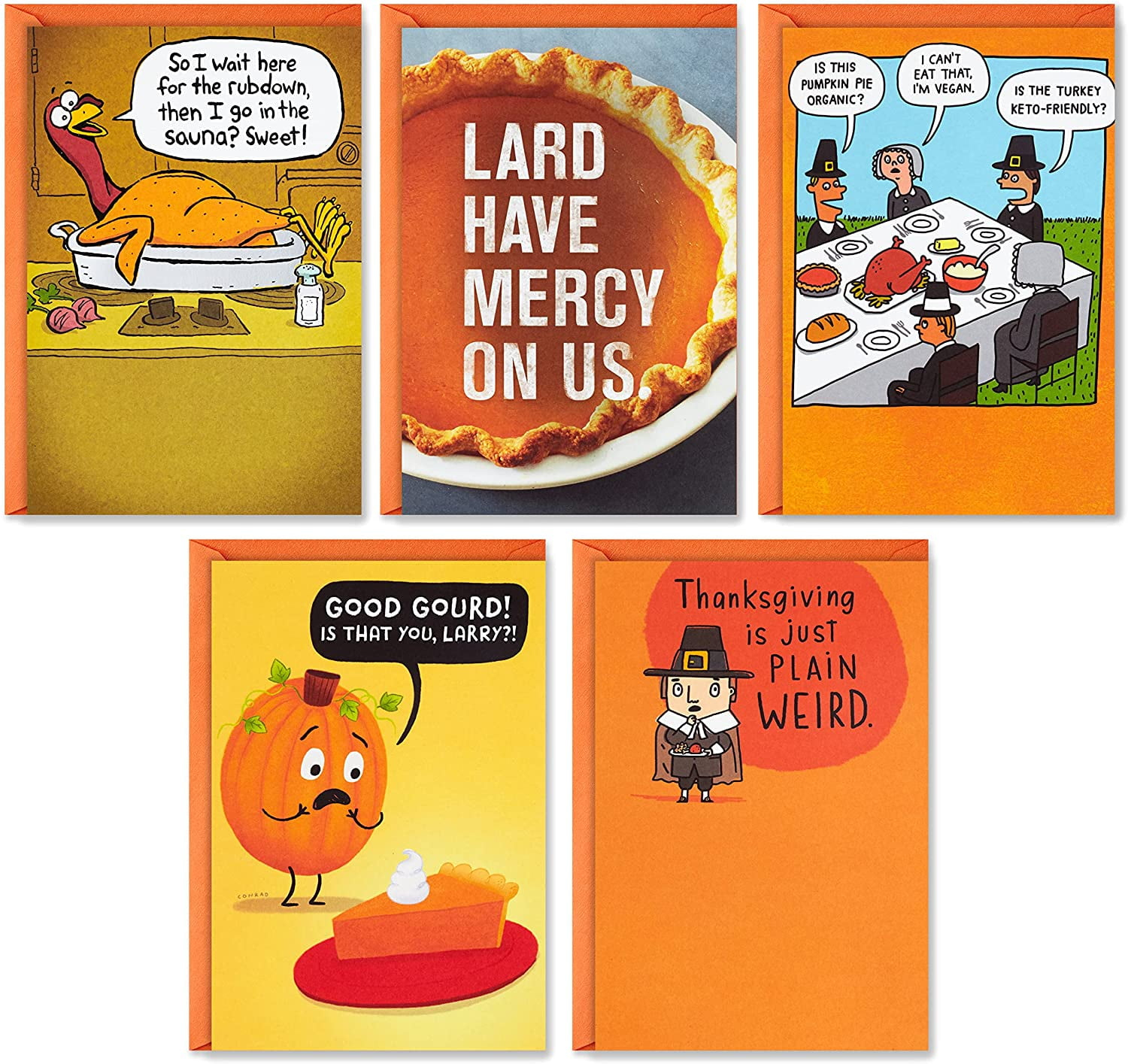 Funny Shoebox Funny Thanksgiving Cards Assortment, Pumpkin Pie (6 pertaining to Thanksgiving Funny Cards