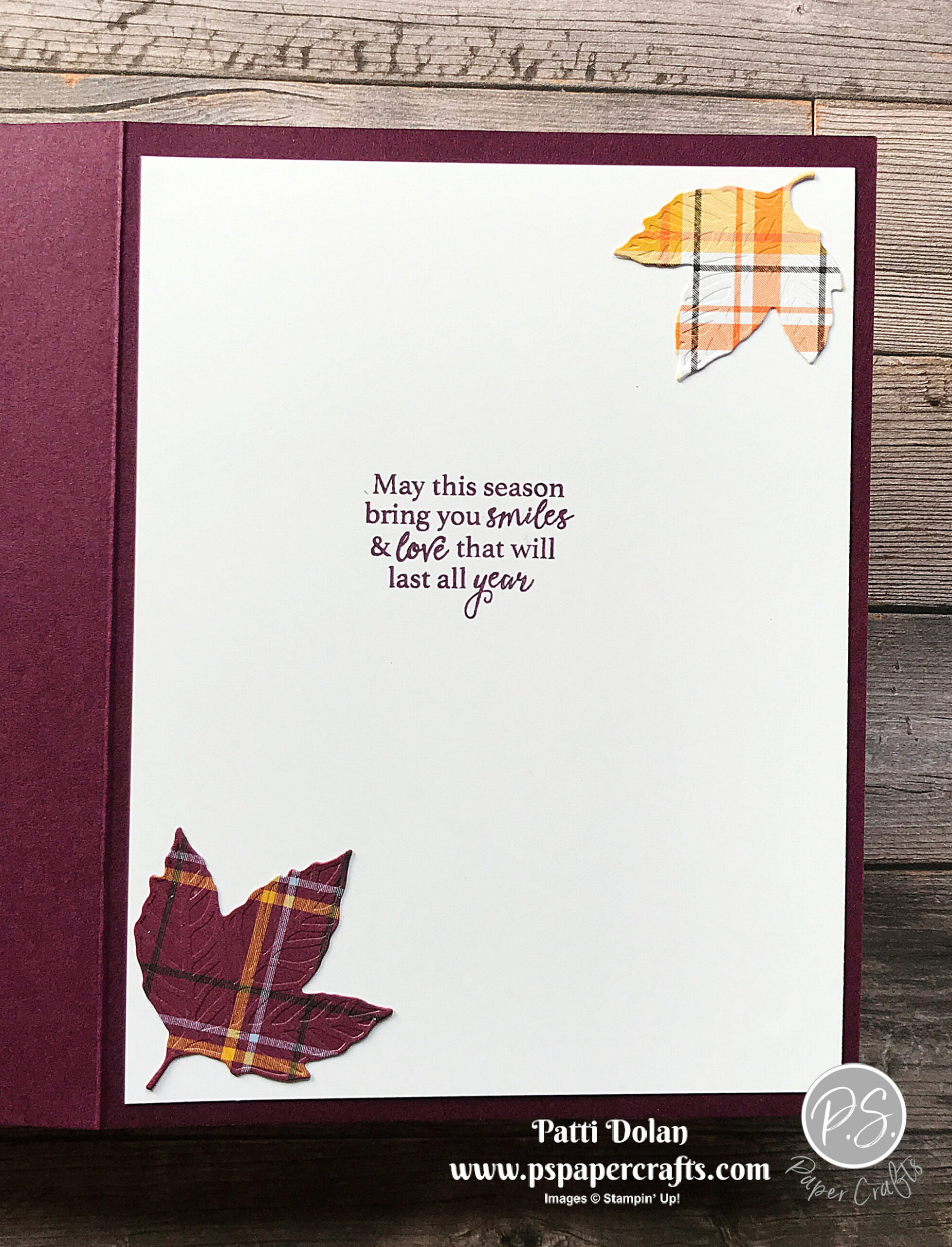 Gather Together - Perfect Thanksgiving Card — P.s. Paper Crafts in Thanksgiving Cards Inside