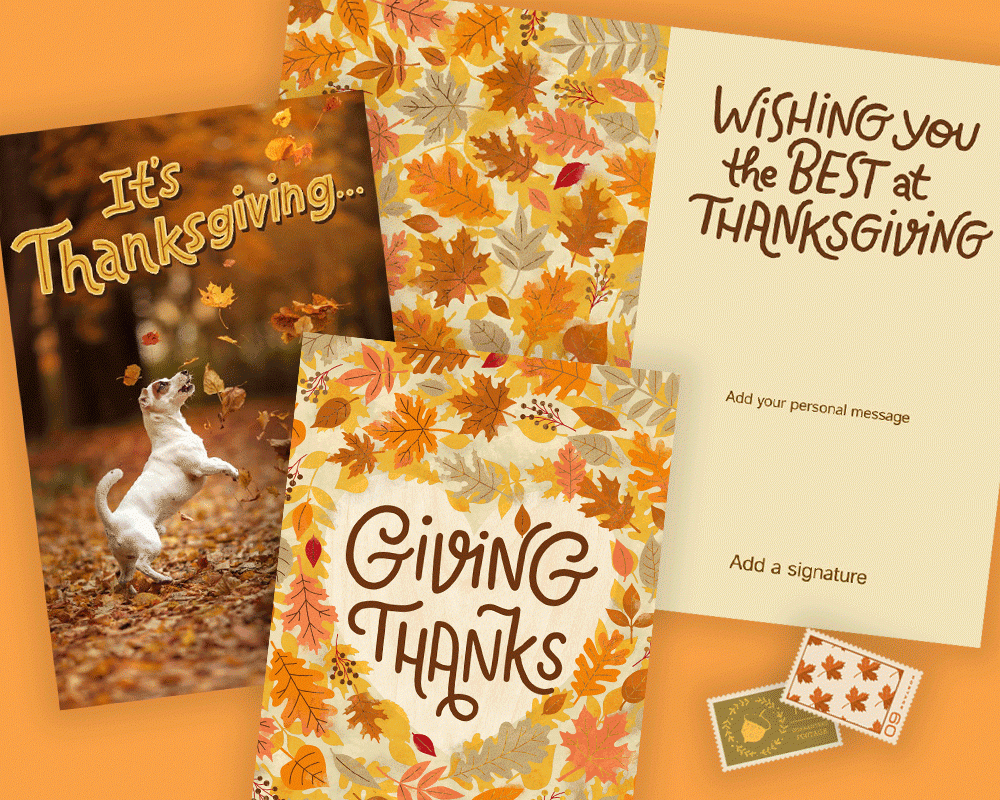 Greeting Card Maker | Printable &amp;amp; Digital Cards | Blue Mountain pertaining to Blue Mountain Thanksgiving Cards