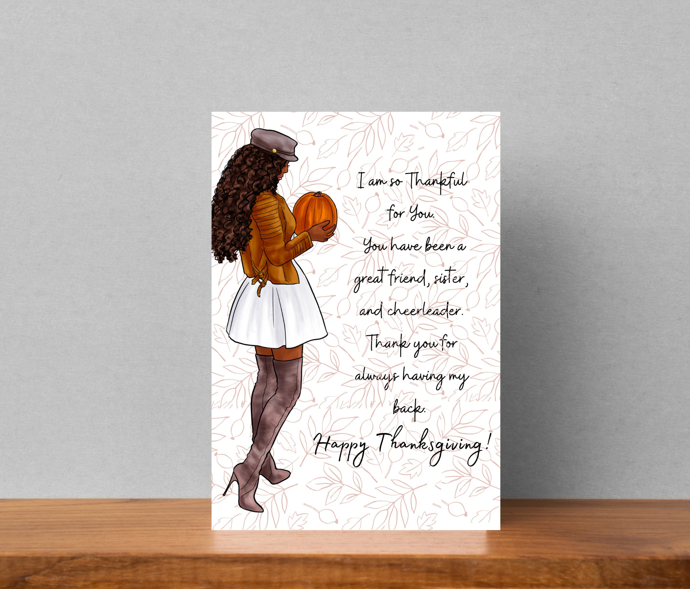 Happy Thanksgiving/African American/ in African American Thanksgiving Cards