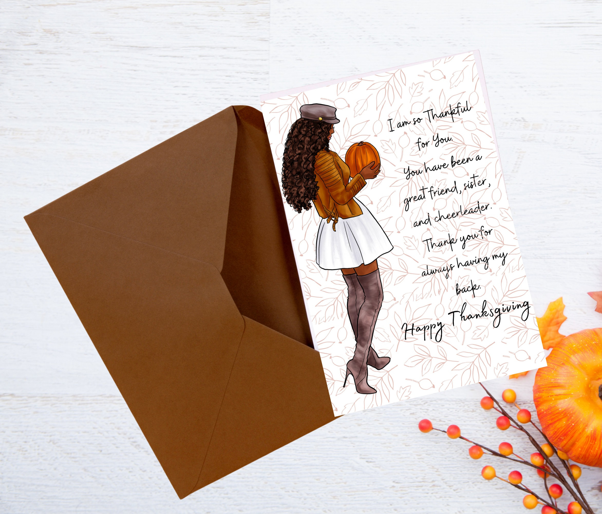 Happy Thanksgiving/African American/ in African American Thanksgiving Cards