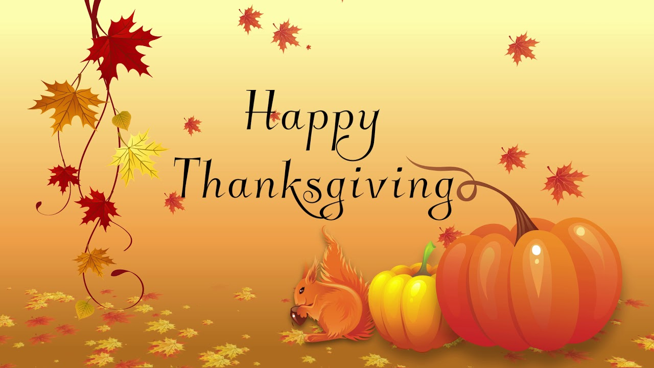 Happy Thanksgiving - Animated Card in Animated Thanksgiving Cards Free