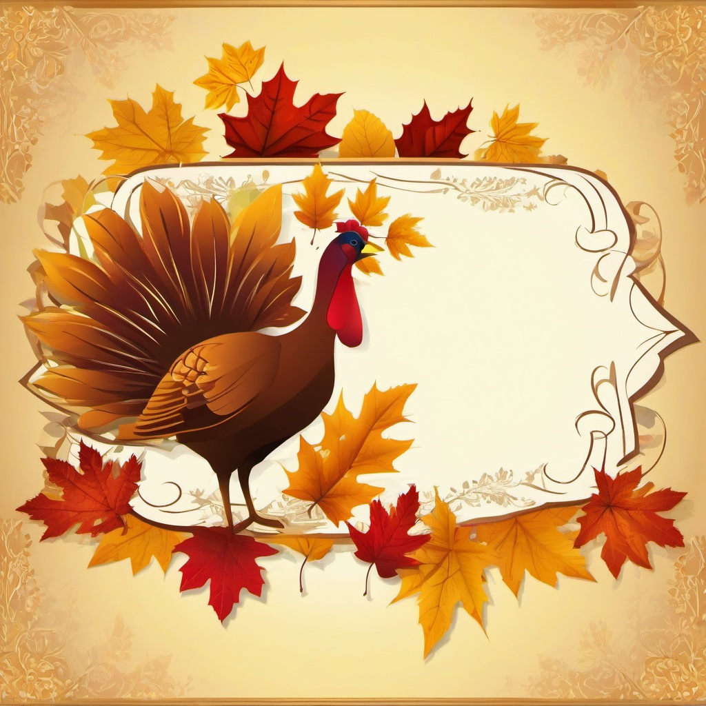 Happy Thanksgiving Clipart - Thanksgiving Cards With Autumn pertaining to Thanksgiving Cards Clipart