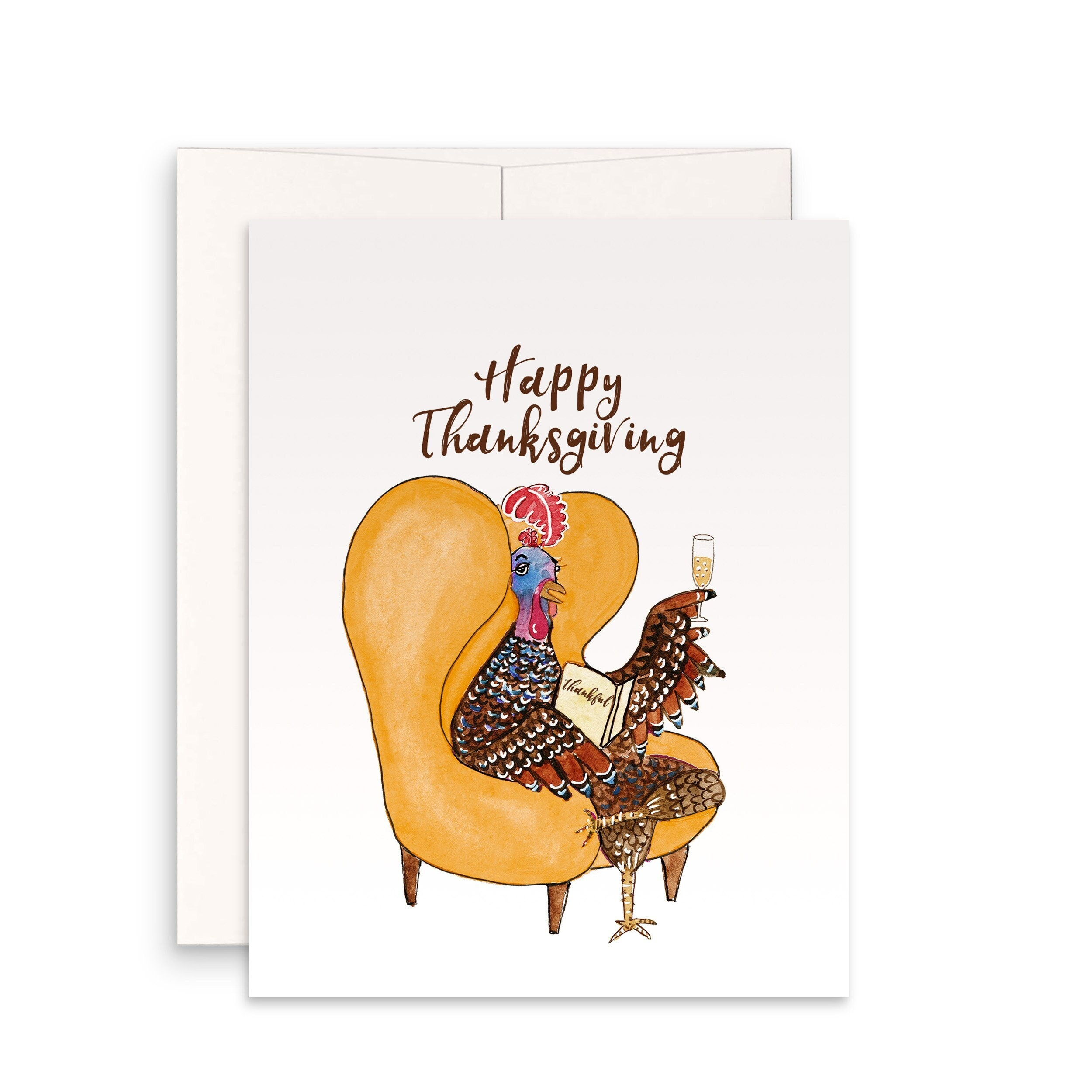 Happy Thanksgiving Turkey Cards Funny Fall Seasons Greeting Card for Funny Happy Thanksgiving Cards