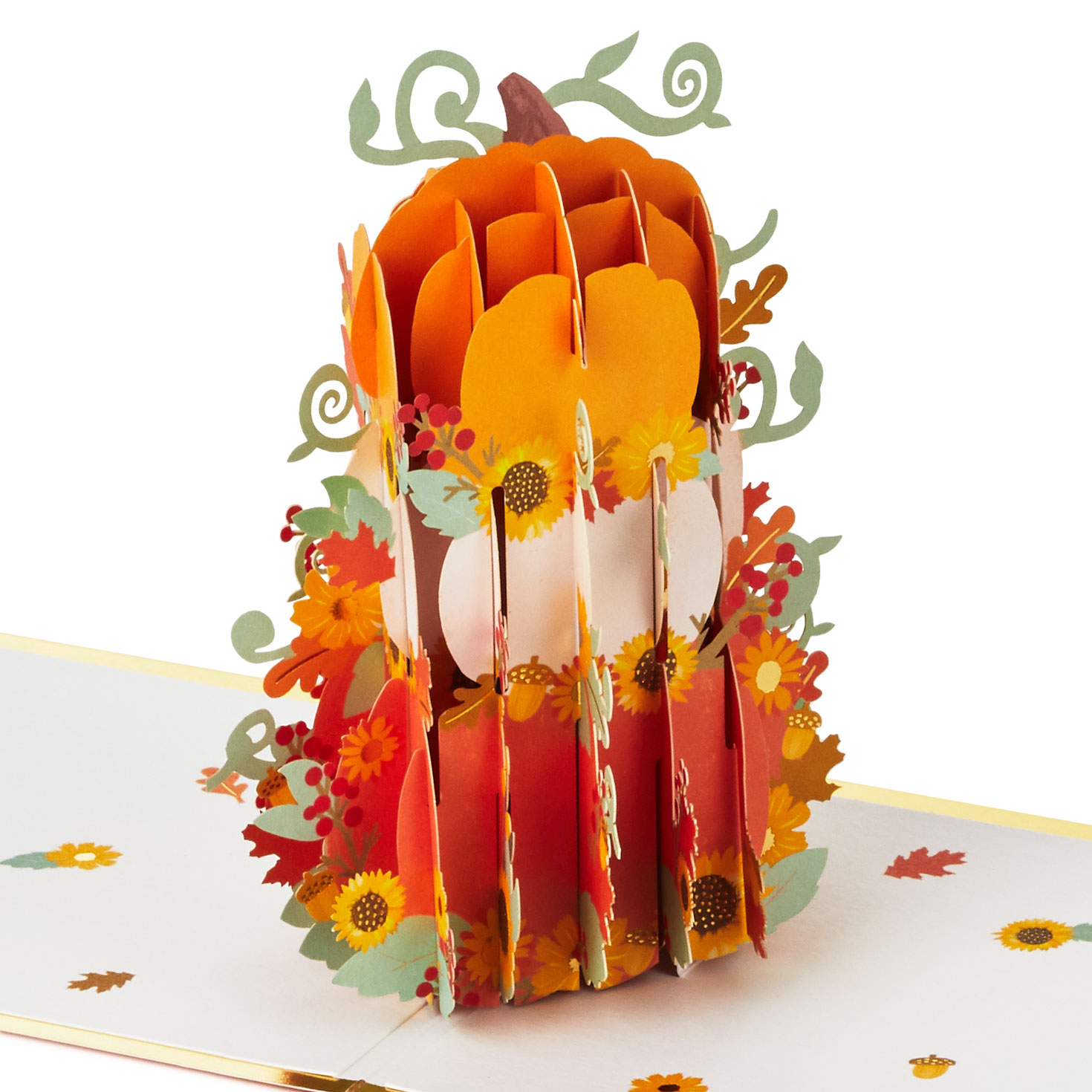 Hello, Fall 3D Pop-Up Thanksgiving Card - Greeting Cards | Hallmark with regard to Hallmark Pop Up Thanksgiving Cards