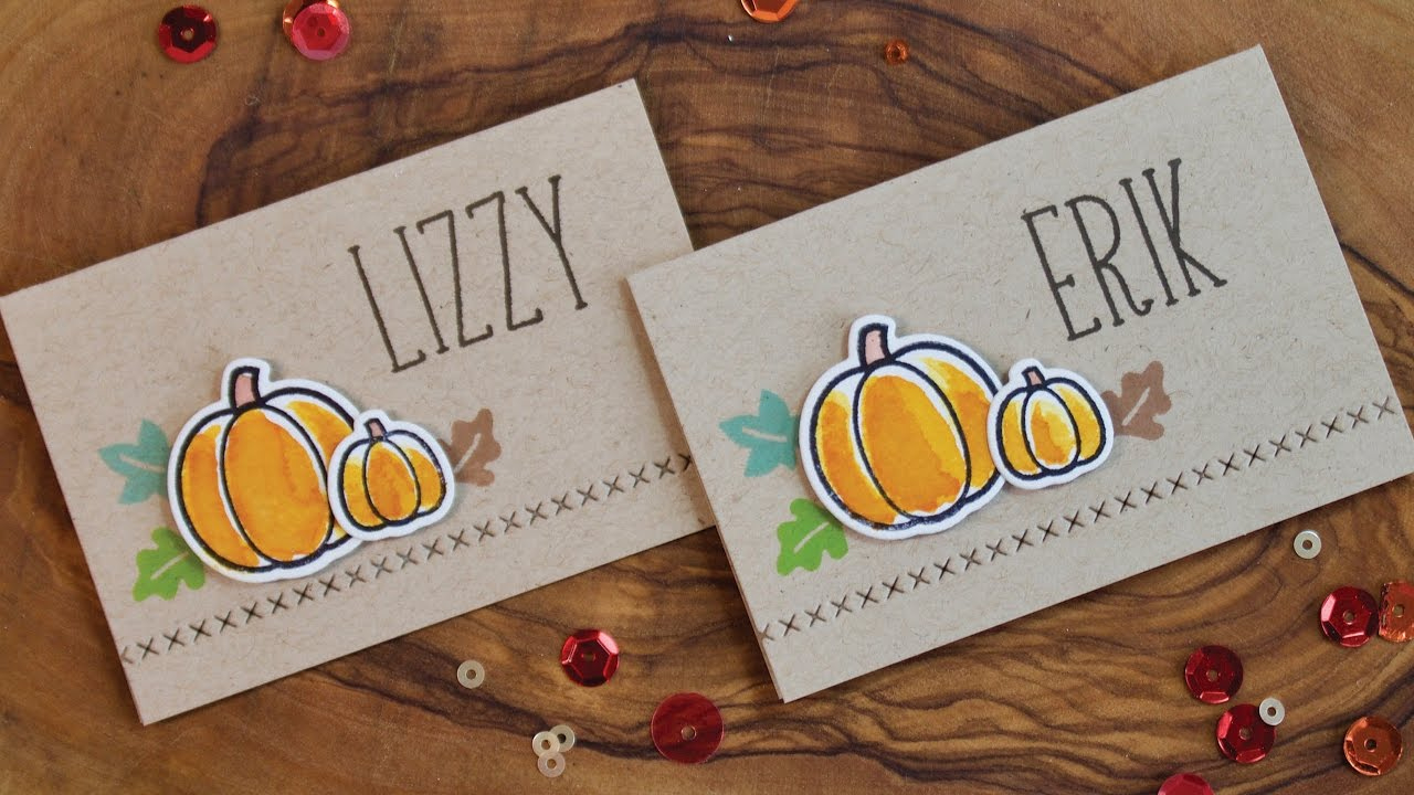 How To Make Thanksgiving Place-Cards for Diy Thanksgiving Place Cards