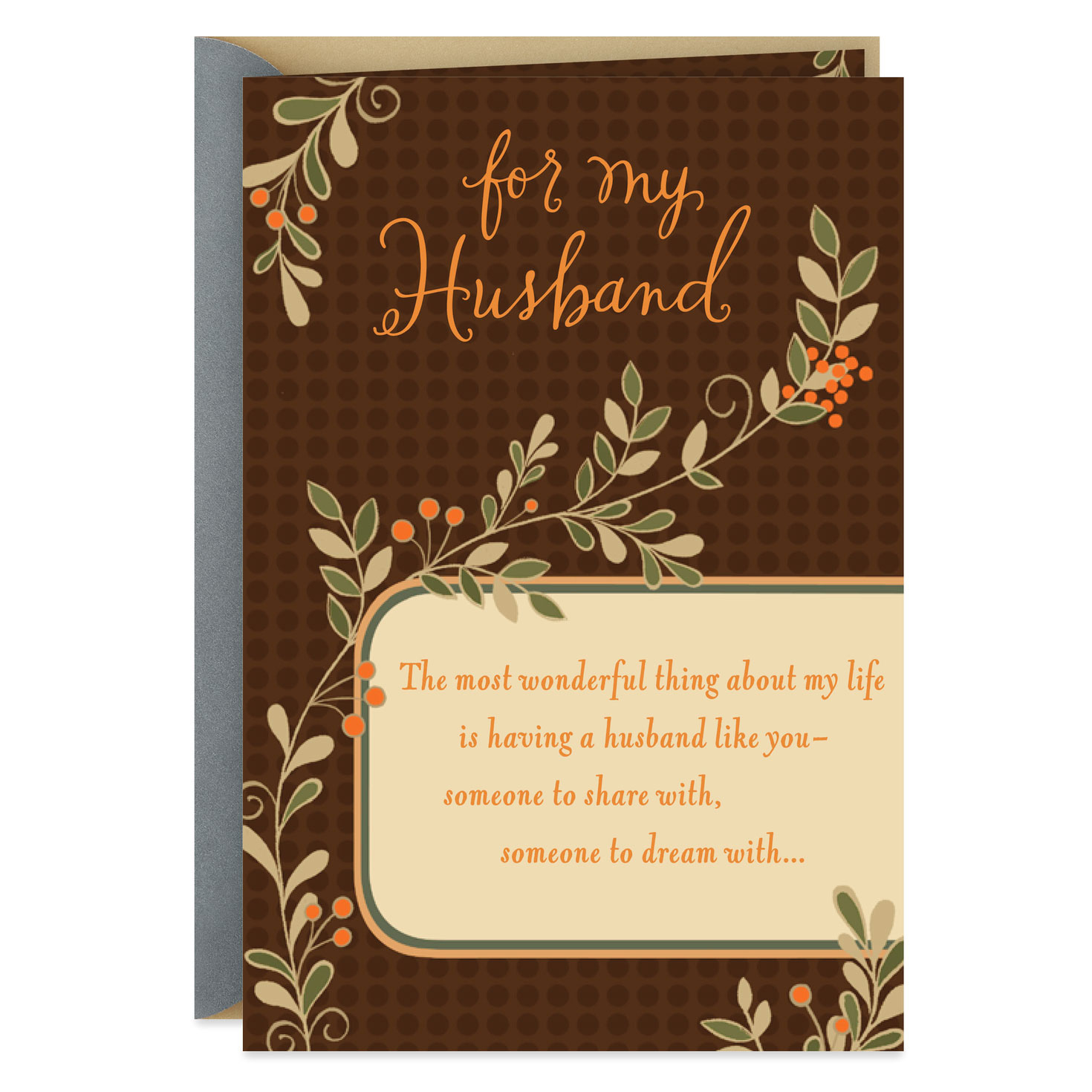 Joy And Love Thanksgiving Card For Husband - Greeting Cards | Hallmark pertaining to Husband Thanksgiving Cards