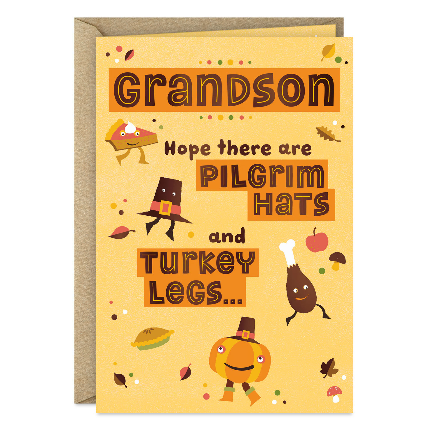 Lots Of Smiles Thanksgiving Card For Grandson - Greeting Cards with Grandson Thanksgiving Cards