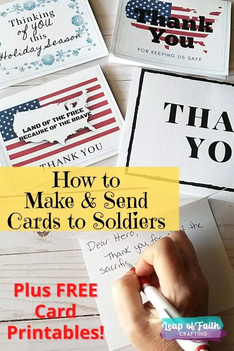 Making Cards For Soldiers: All You Need To Know! - Leap Of Faith intended for Thanksgiving Cards For Soldiers