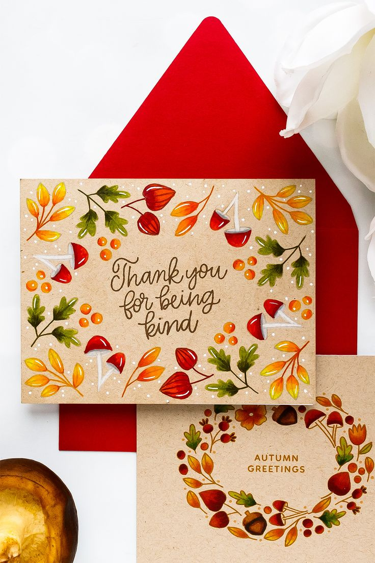 One Layer Fall Cards 5 Ways With Pretty Pink Posh. Video (Blog Hop in Pretty Thanksgiving Cards