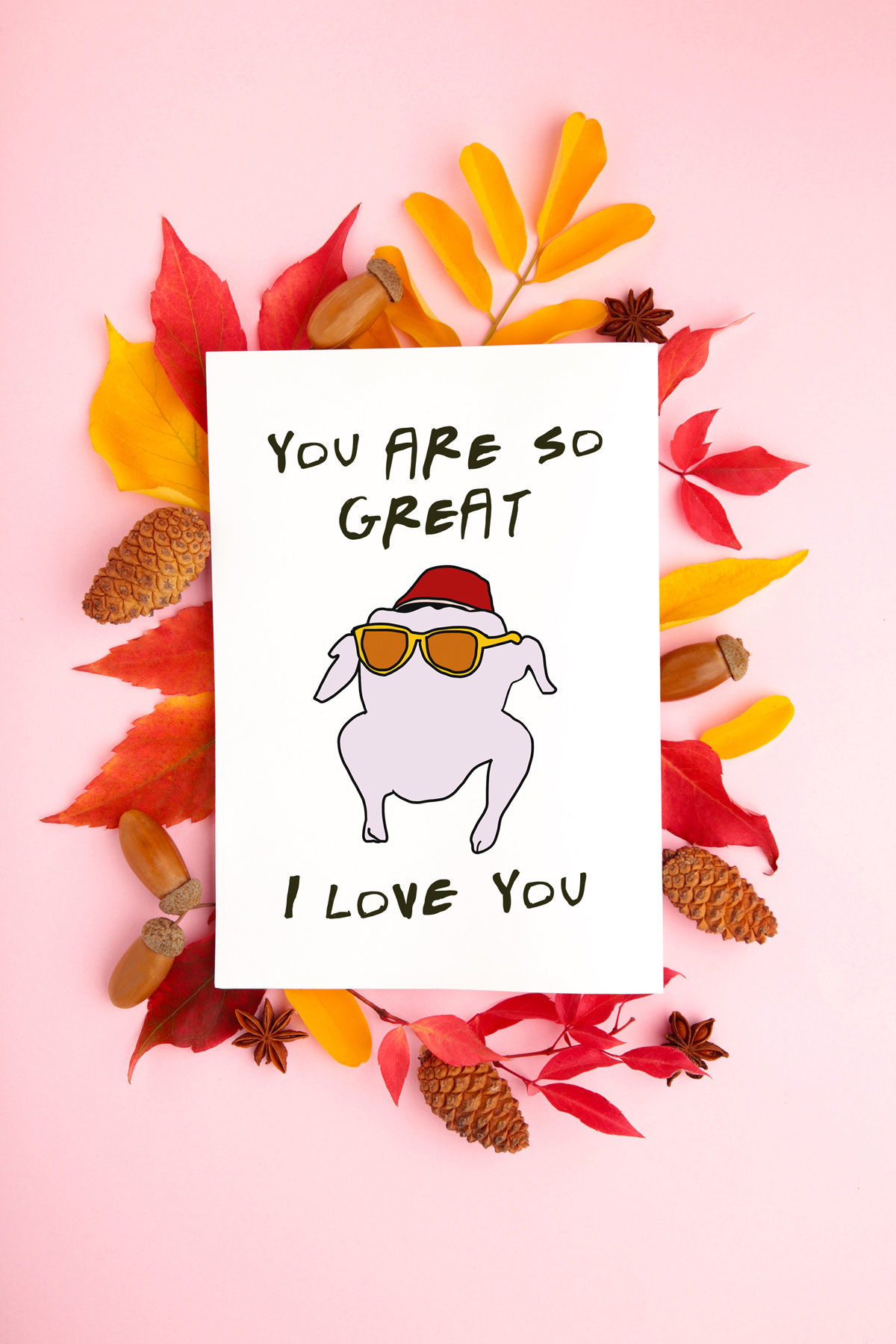 Printable-Thanksgiving-Cards-Funny-Example-Friends-Turkey-Head intended for Friends Thanksgiving Cards