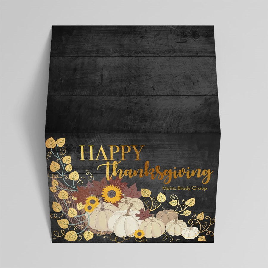 Sunflowertrailscardsdirect for Black Thanksgiving Cards