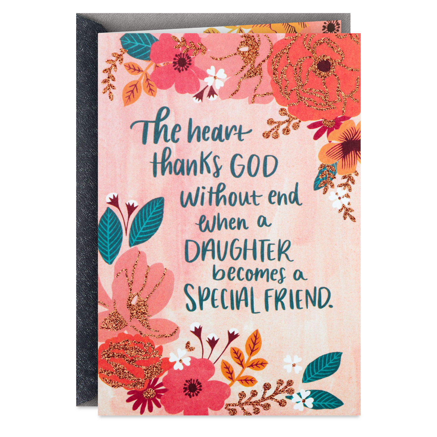 Thankful And Blessed Religious Thanksgiving Card For Daughter inside Thanksgiving Cards For Daughter