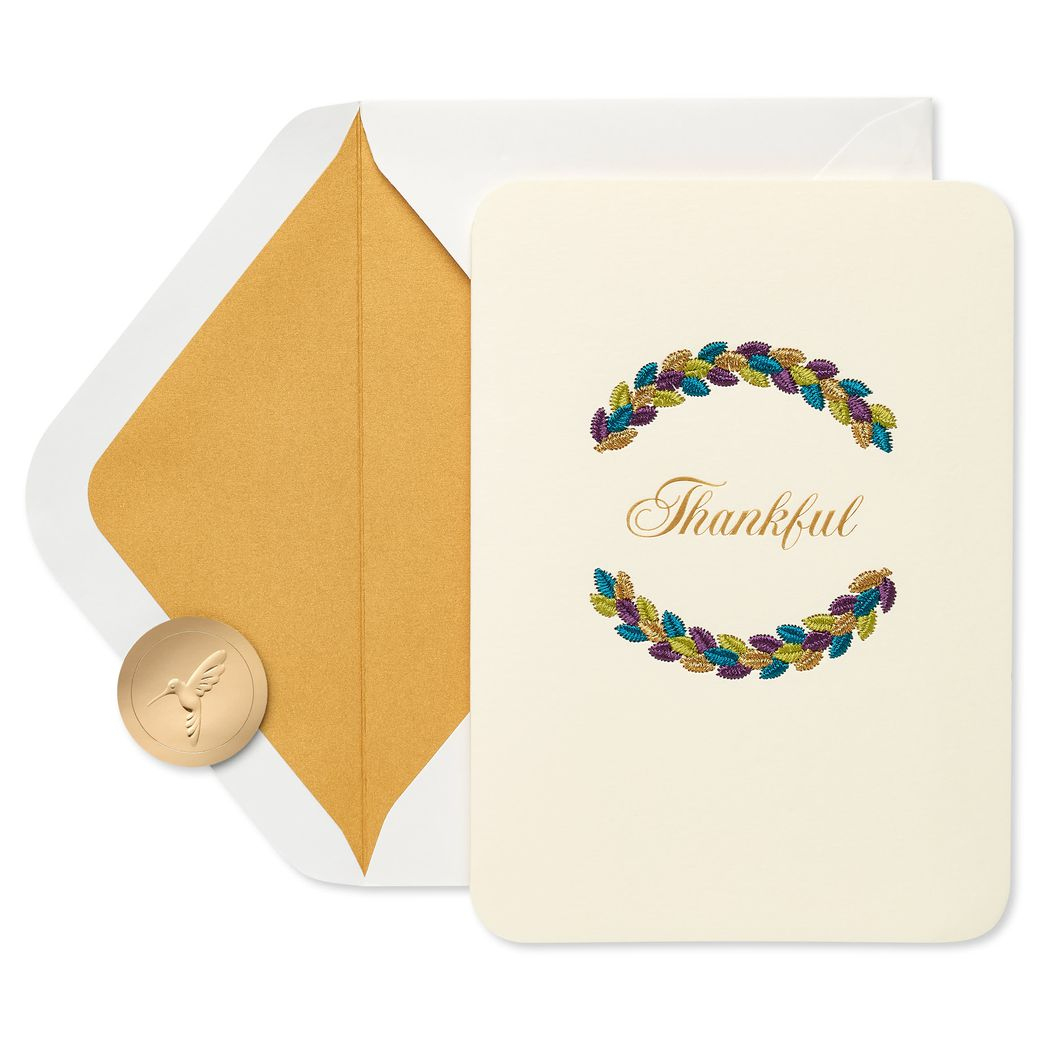 Thankful For You In My Life Thanksgiving Greeting Card - Papyrus in Papyrus Thanksgiving Cards