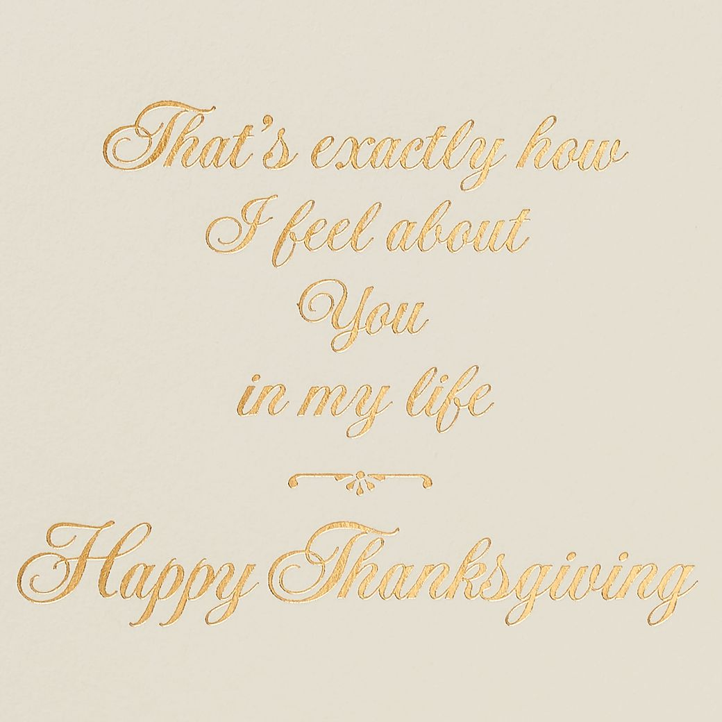 Thankful For You In My Life Thanksgiving Greeting Card - Papyrus with regard to Thankful For You Thanksgiving Cards