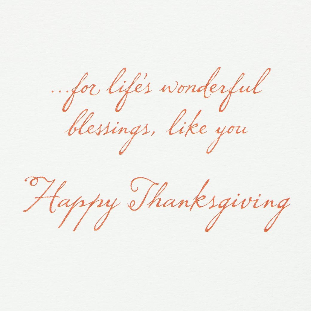 Thankful Thanksgiving Greeting Card - Papyrus for Thanksgiving Cards Wording