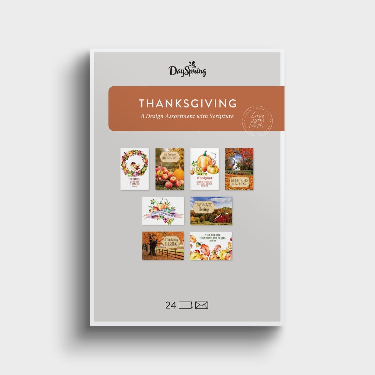 Thanksgiving Assortment - 24 Boxed Cards - Boxed Cards | Dayspring for Boxed Thanksgiving Cards