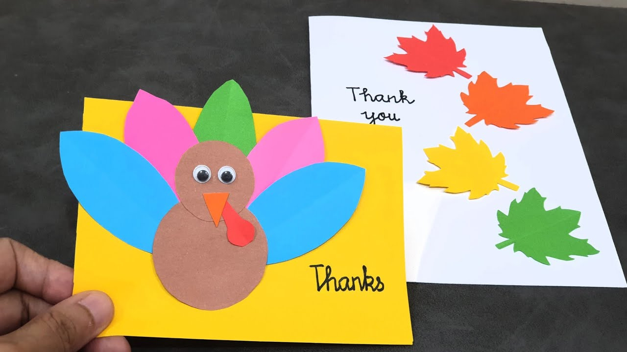 Thanksgiving Card | Easy Diy Handmade Cards in Handmade Thanksgiving Cards Ideas