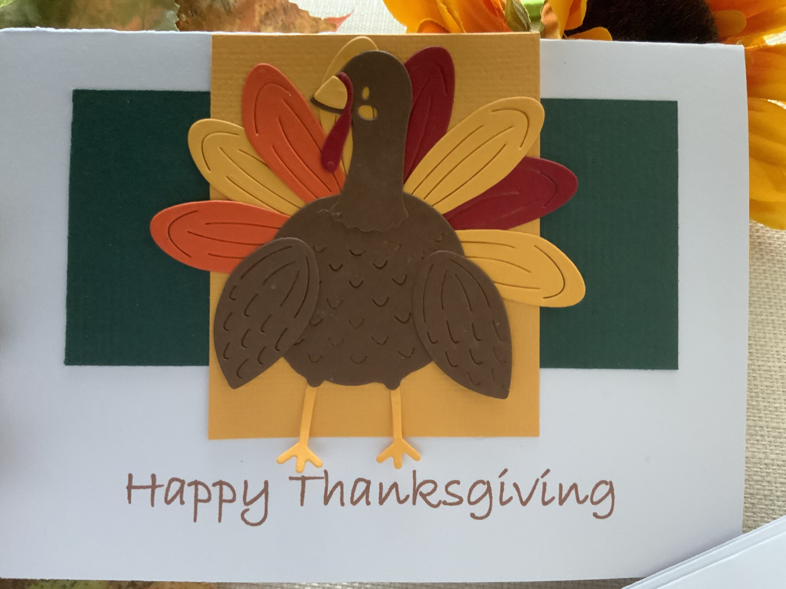 Thanksgiving Card With Turkey - Etsy inside Thanksgiving Turkey Cards