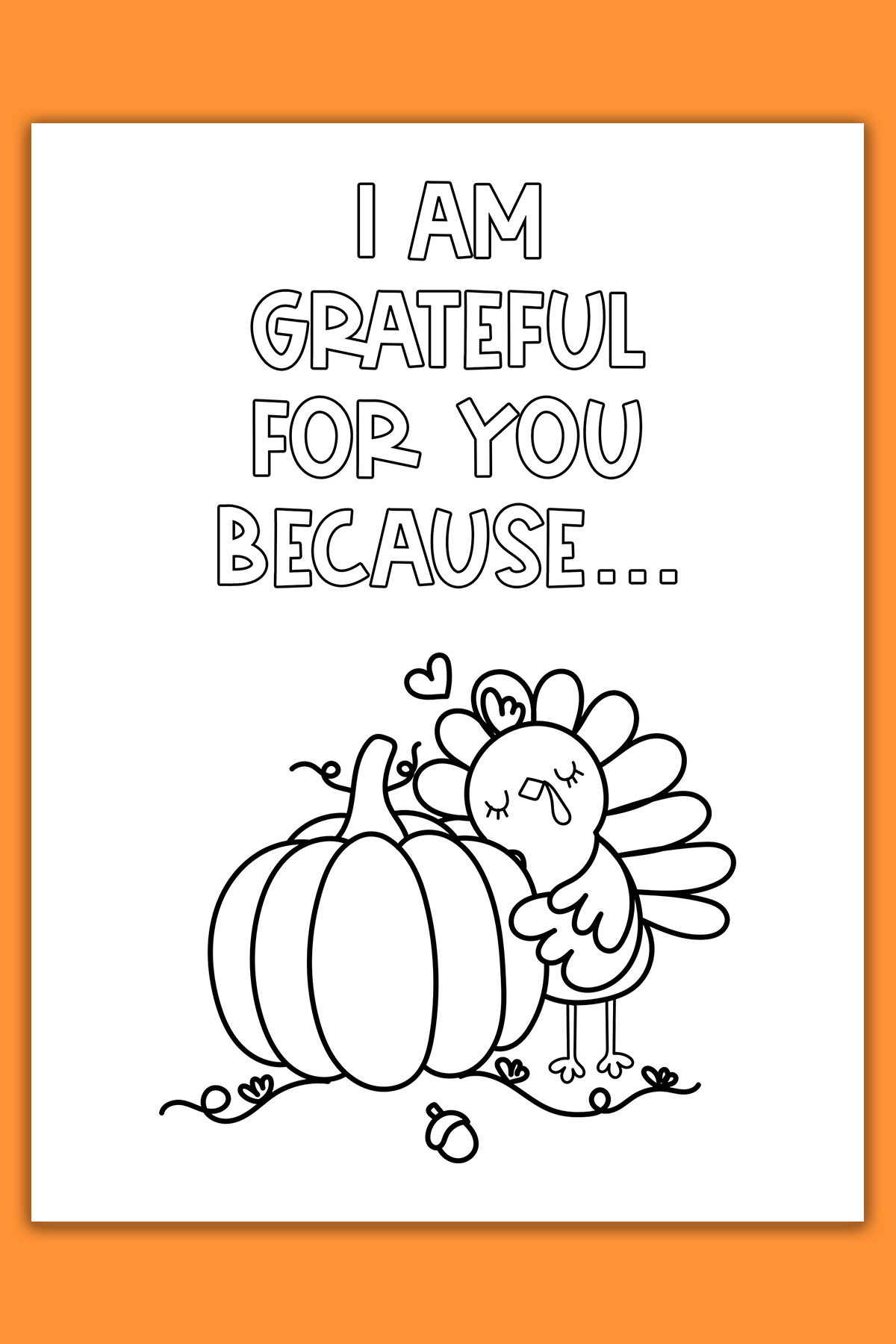 Thanksgiving Cards Coloring Pages - 10 Free Cards Included intended for Thanksgiving Cards To Color