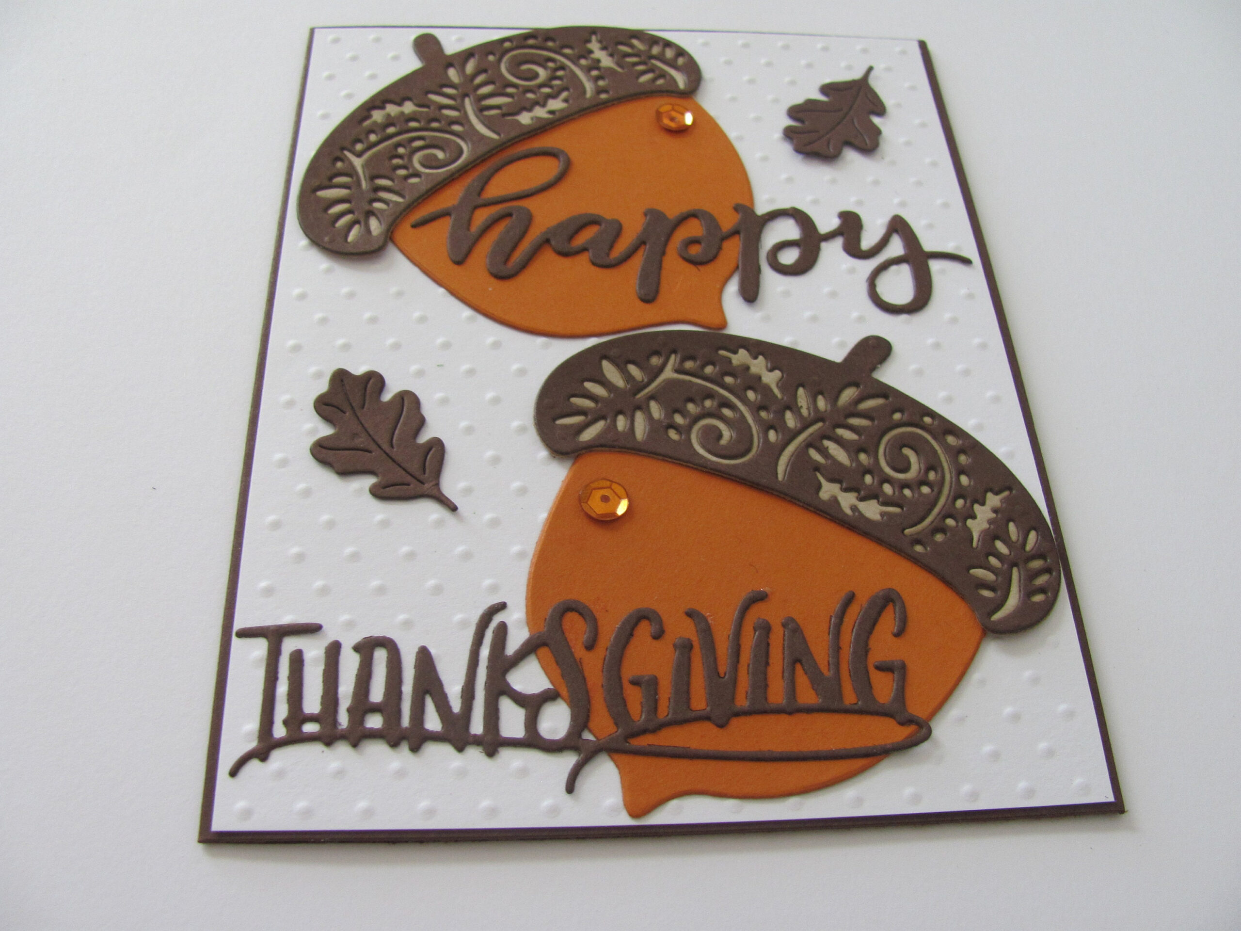 Thanksgiving Cards, Happy Thanksgiving Day Card, Fall Acorn Card in Happy Thanksgiving Cards Ideas