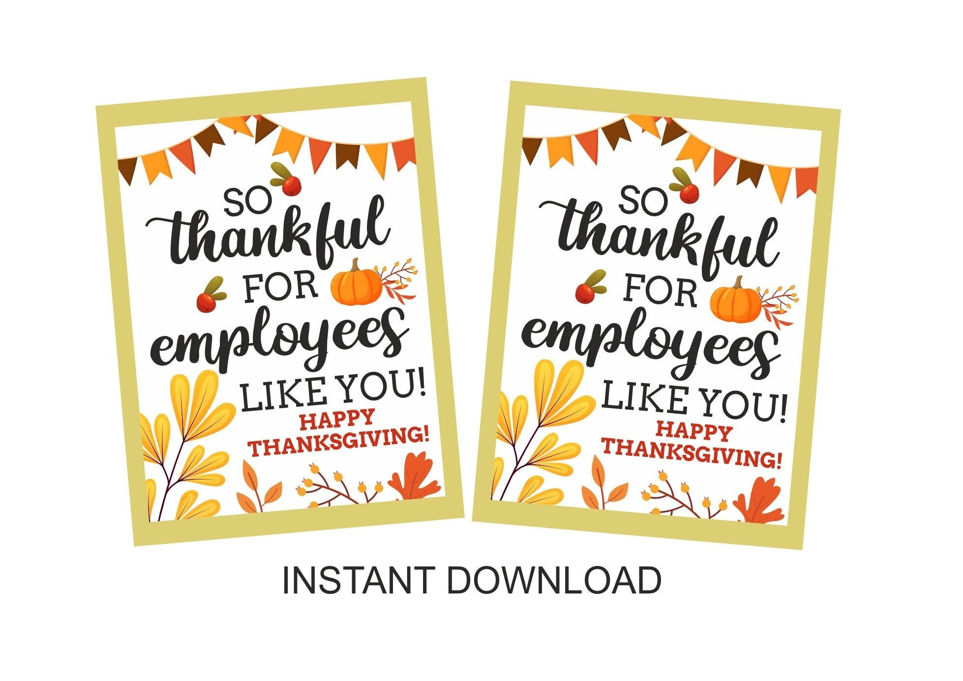 Thanksgiving Employee Appreciation Tags Printable / Printable pertaining to Thanksgiving Gift Cards For Employees