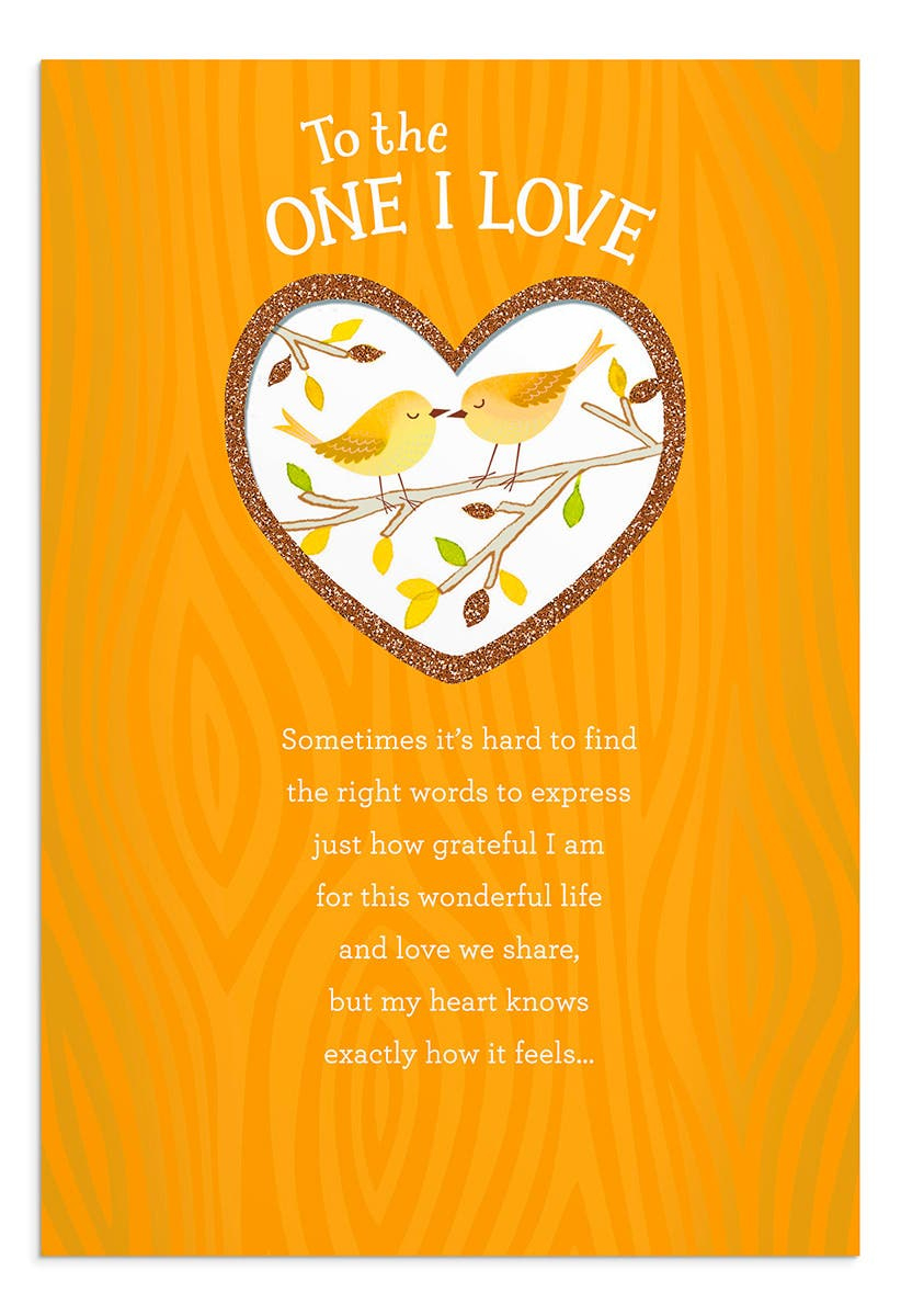 Thanksgiving - Love - To The One I Love - 1 Premium Card throughout Thanksgiving Cards For Lover