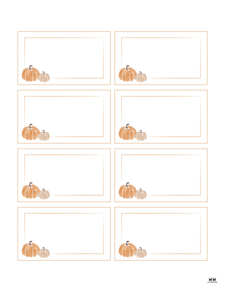 Thanksgiving Place Cards - 15 Free Printable Sets | Printabulls for Free Printable Thanksgiving Thanksgiving Place Cards Template Free Download