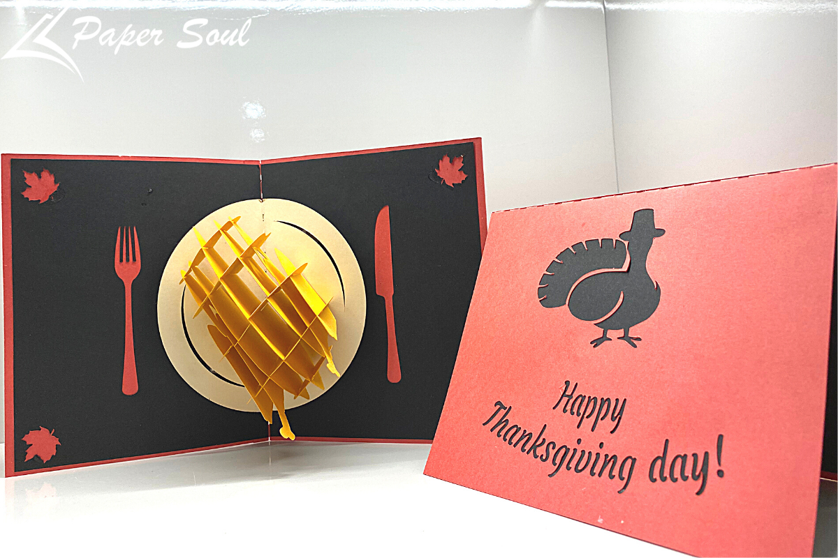 Thanksgiving Pop-Up Card Svg | 3D Thanksgiving Cards | 3D Turkey within 3D Thanksgiving Cards Images