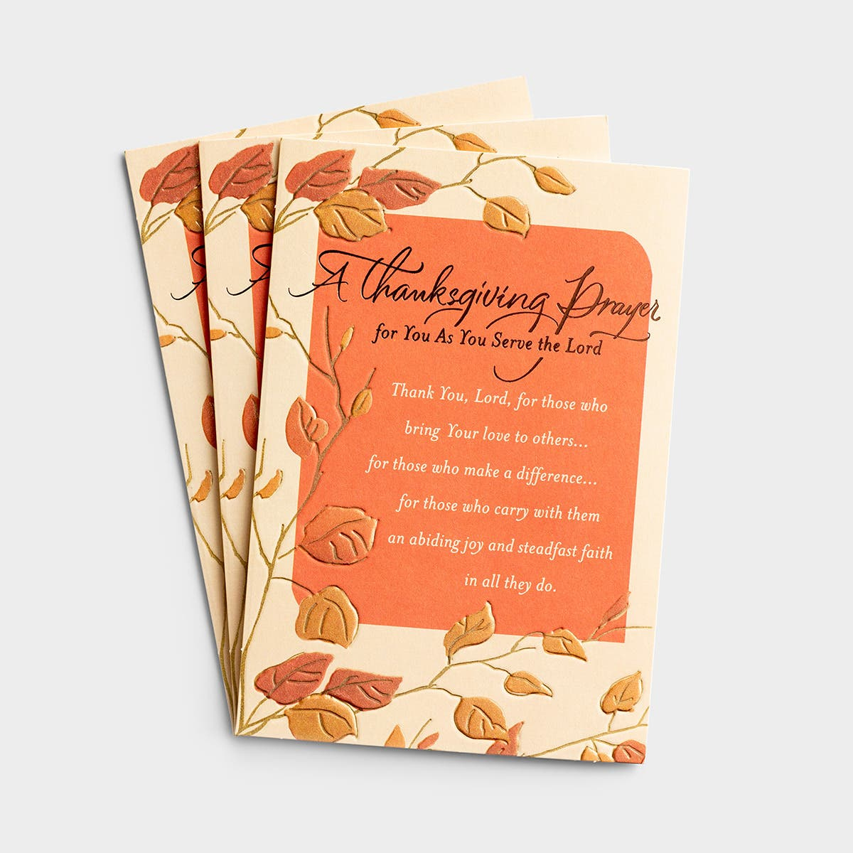 Thanksgiving - Thanksgiving Prayer - 3 Premium Cards for Christian Thanksgiving Cards