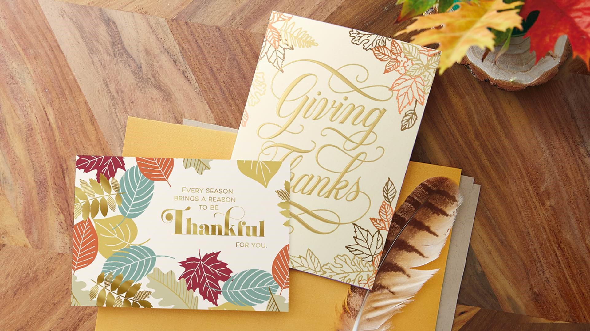 What To Write In A Thanksgiving Card To Employees | Hallmark Business inside Thanksgiving Cards To Employees