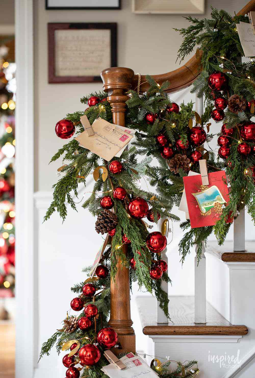 30 Clever And Creative Christmas Card Display Ideas intended for Christmas Cards Display Holder