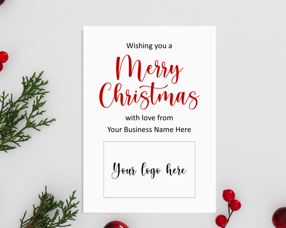 A6 Folded Extra Special Personalised Christmas Cards For Small with regard to Christmas Cards For Business