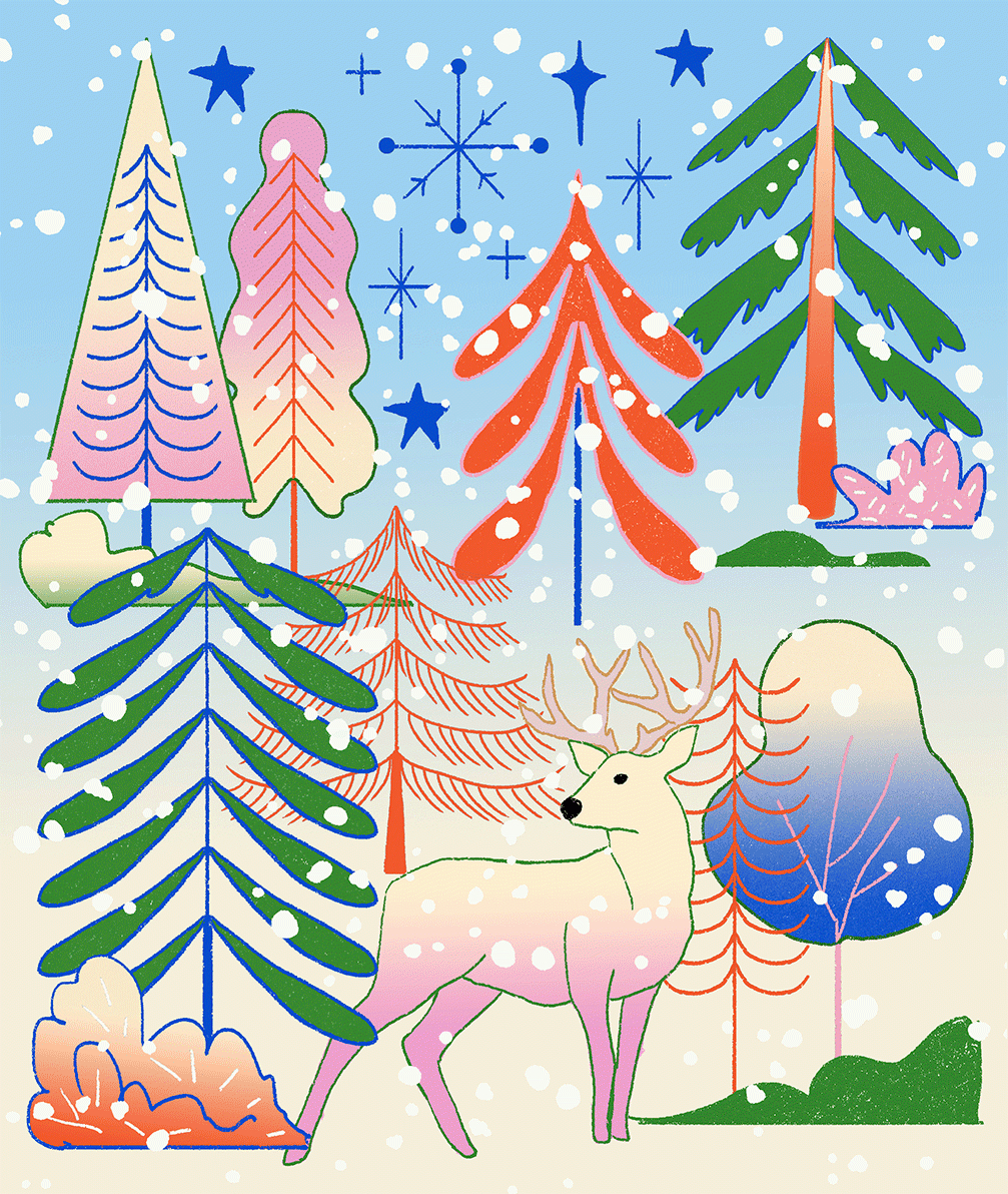 Animated Christmas Cards | Gifs :: Behance pertaining to Animated Christmas Greeting Cards