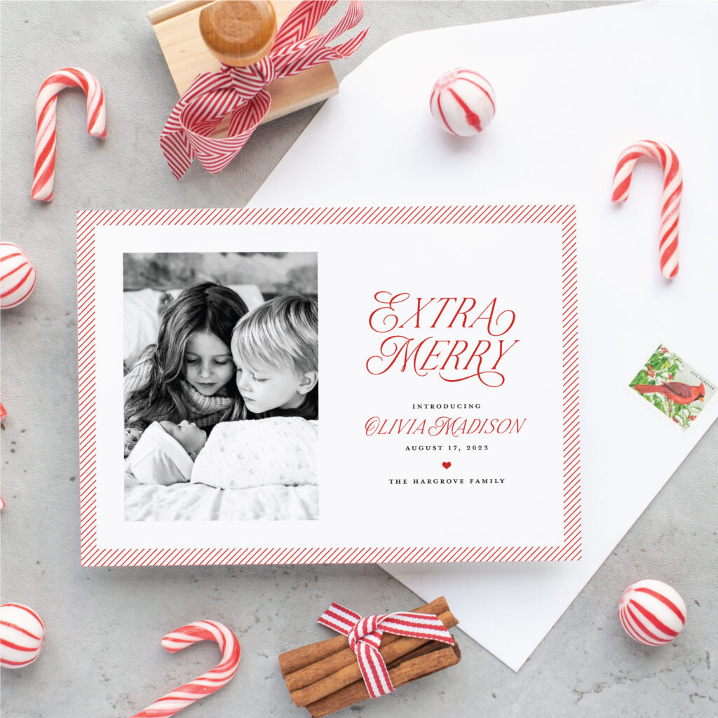 Birth Announcement Christmas Cards | 2024 Holiday Collection with regard to Christmas Cards Birth Announcement