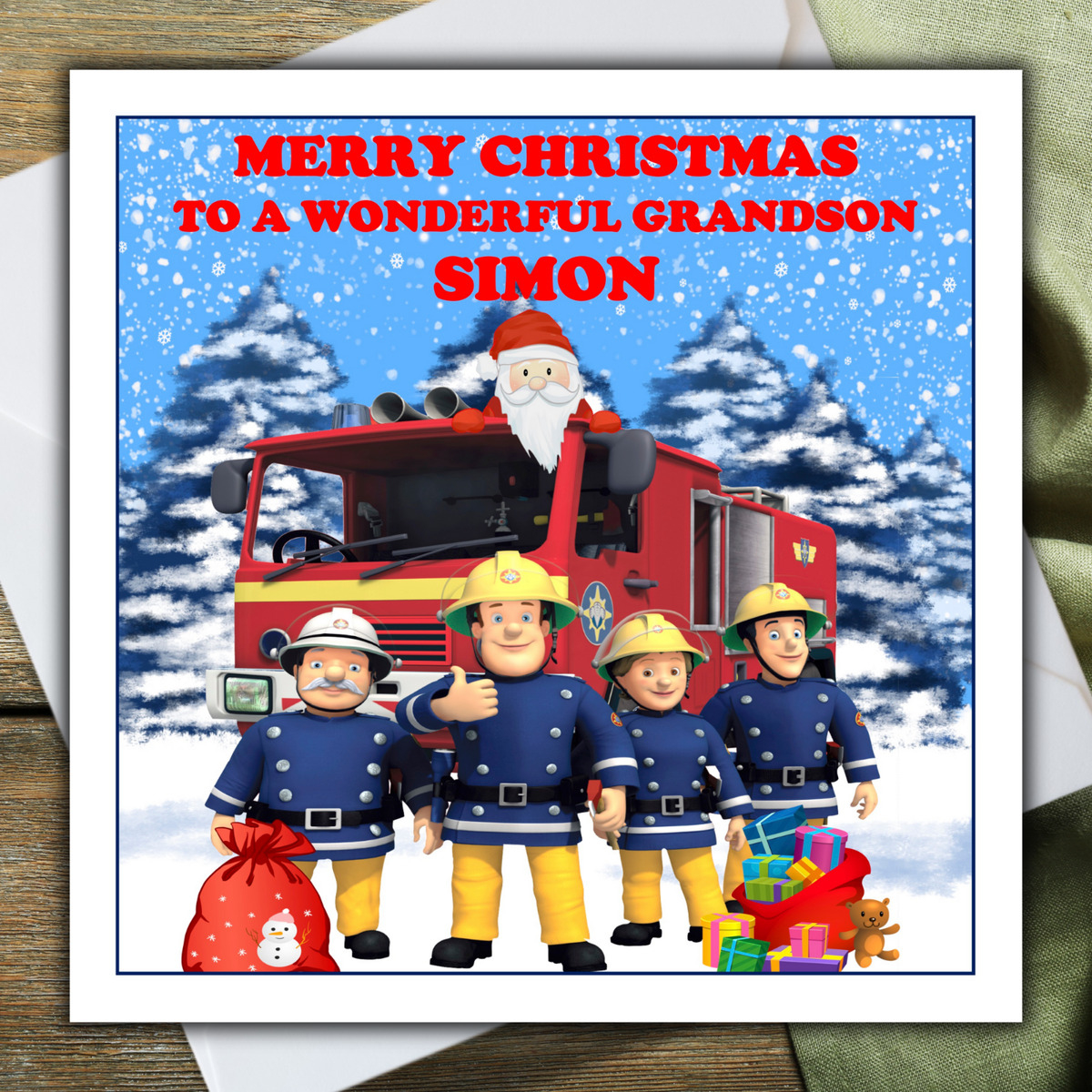 Birthday, Child Fireman Sam Cards &amp;amp; Invitations For Celebrations with regard to Christmas Cards Sam&amp;#039;S