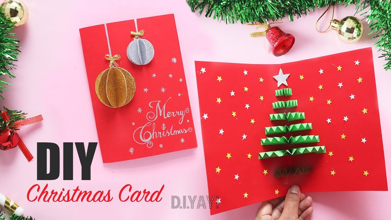 Christmas Card Making Idea | Diy Christmas Greeting Card | Pop-Up Card | Diy Gift Ideas for Christmas Cards Greeting Ideas