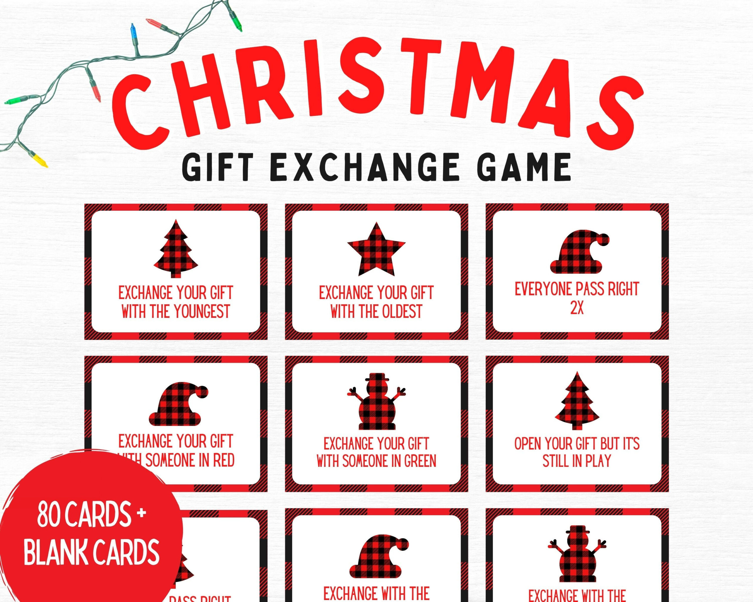 Christmas Gift Exchange Game Gift Exchange Game Fun Christmas pertaining to Cards Games For Christmas Gifts