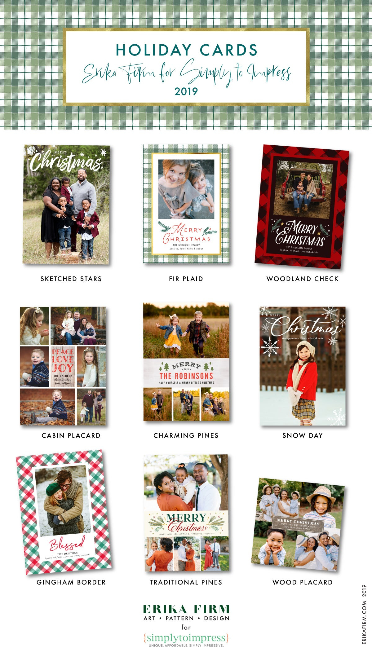 Christmas Photo Card Collection For Simply To Impress 2019 – Erika in Simply To Impress Christmas Cards