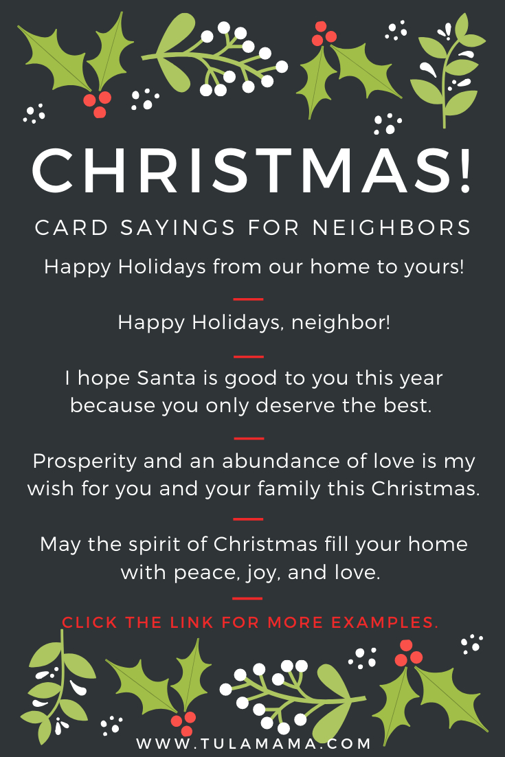 Christmas Sayings For Cards inside Things to Say in a Christmas Cards