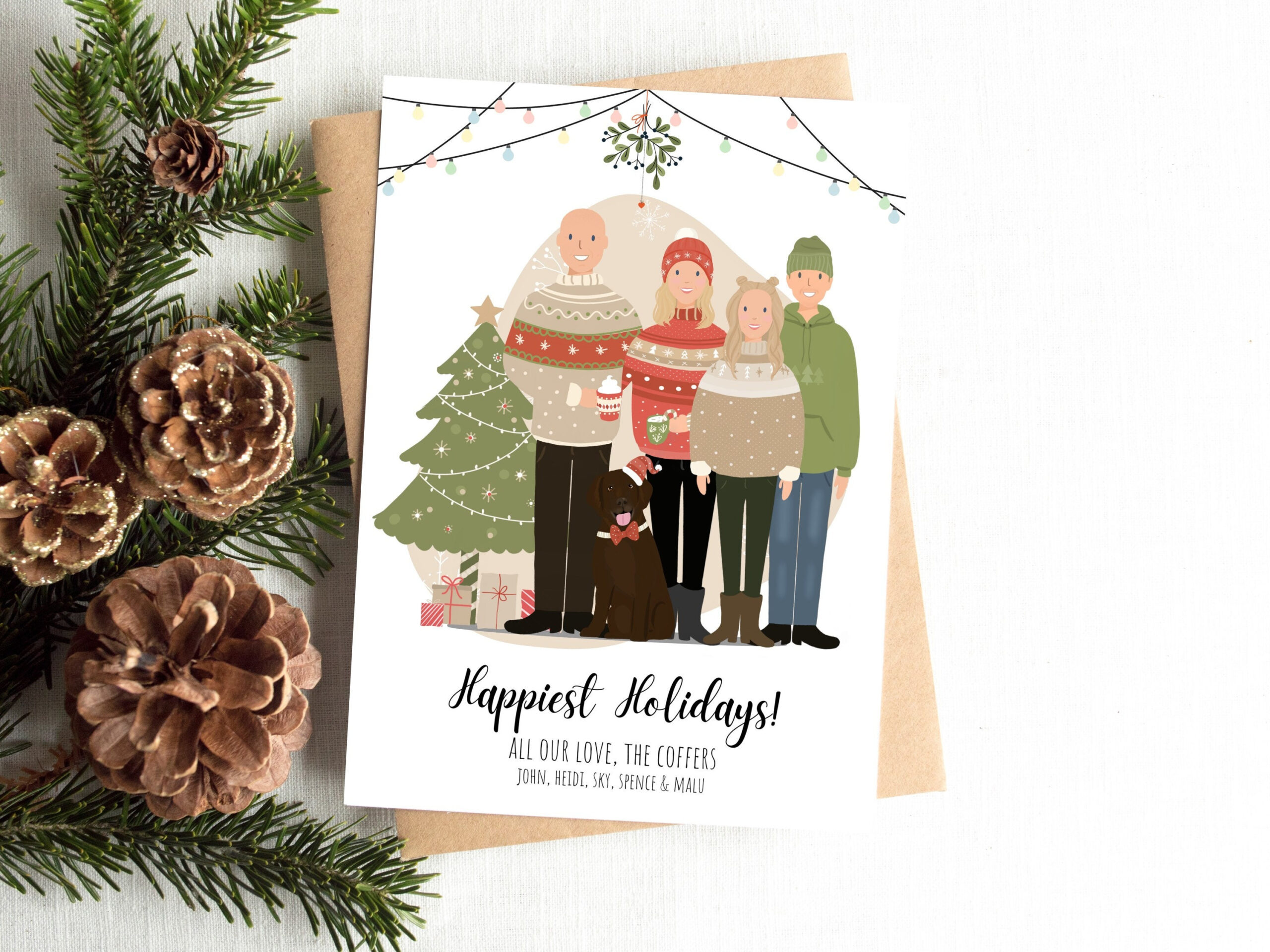 Custom Christmas Cards, Family Christmas Cards Pets, Christmas intended for Custom Photo Christmas Cards