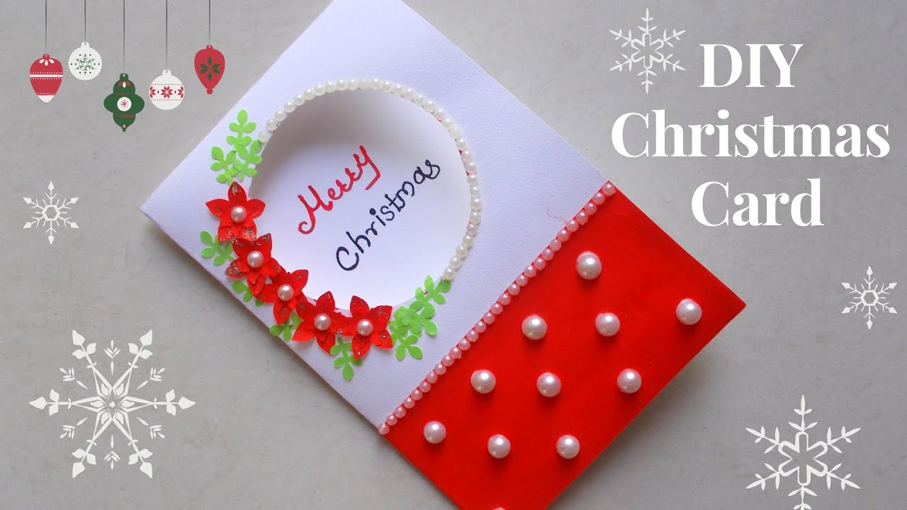 Diy Christmas Greeting Card/How To Make Christmas Card /Simple And Easy Christmas Card For Kids in Christmas Cards Greeting Ideas