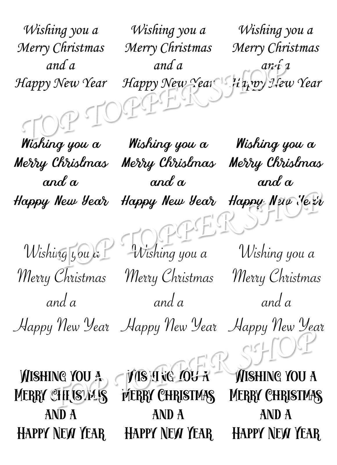 Easy Peel Off Transparent Verses Christmas Sentiments Choose with regard to Christmas Sentiments For Cards