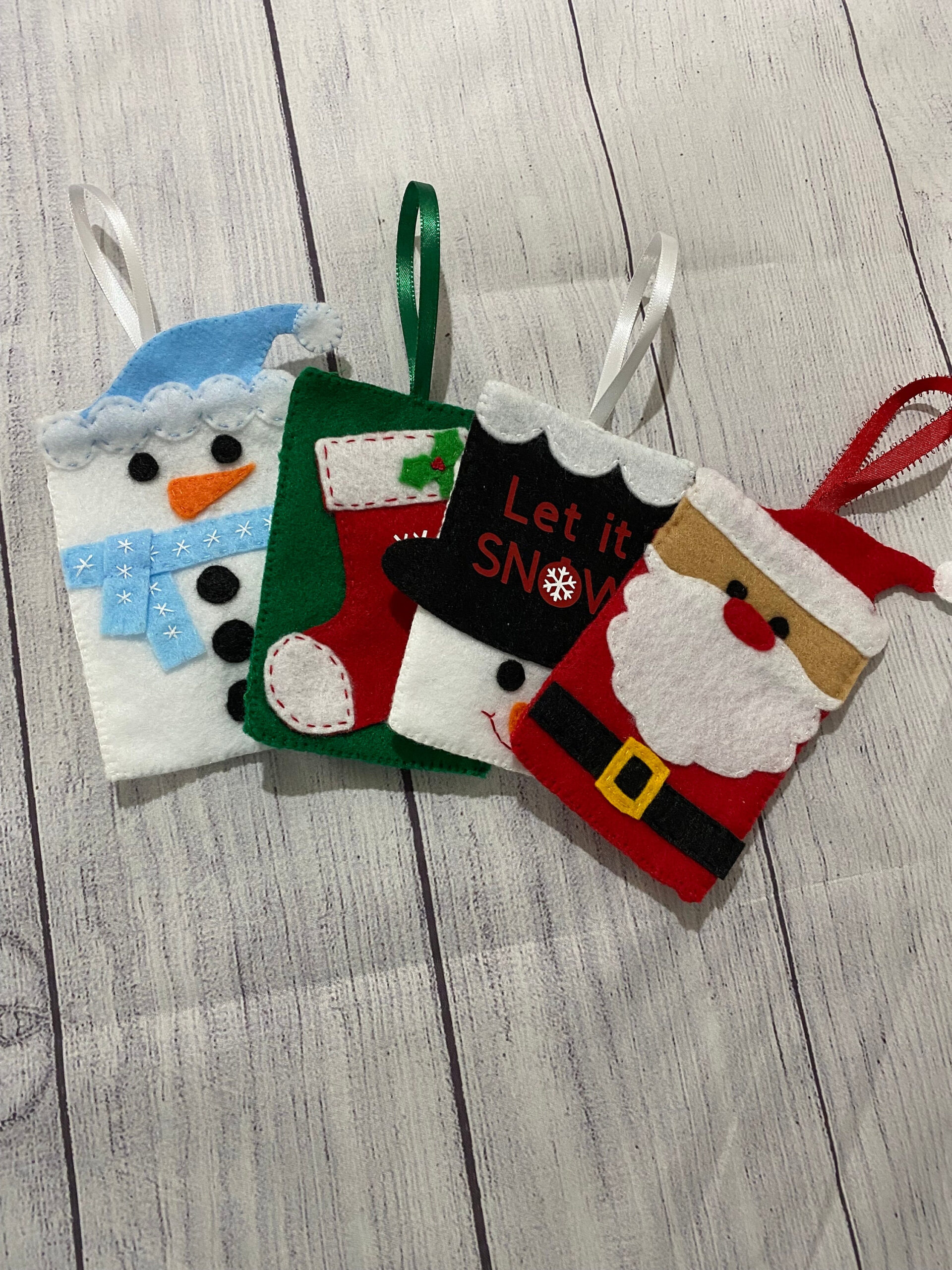 Felt Christmas Card Holder - Etsy inside Antique Christmas Felt Cards Holder Choir Boys Pockets