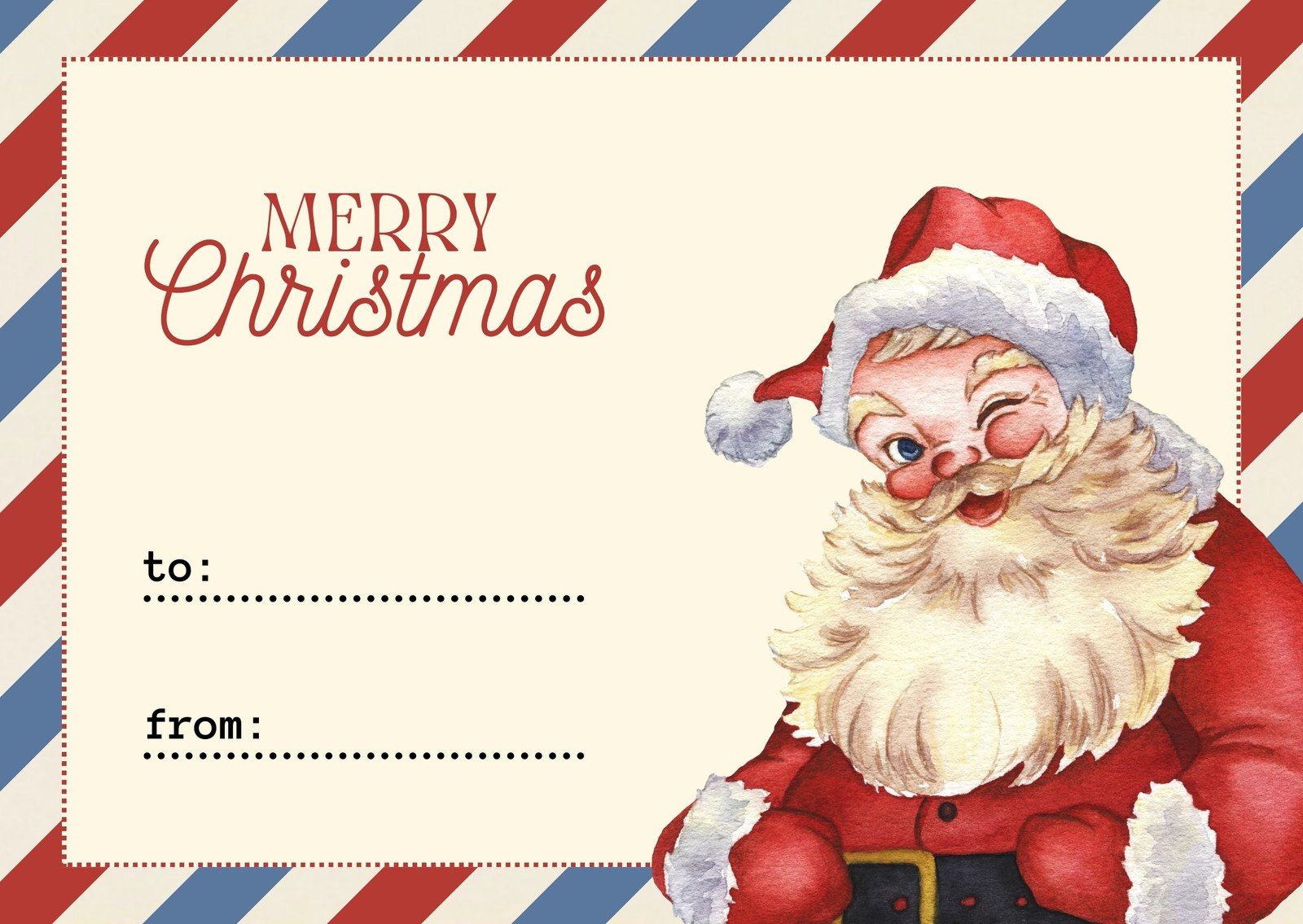 Free To Edit And Print Vintage Christmas Card Templates | Canva for Free Christmas Cards Templates