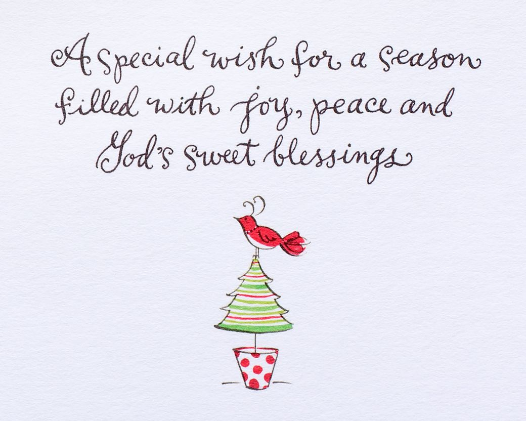 God&amp;#039;S Sweet Blessings Religious Christmas Greeting Card - Papyrus with Christmas Cards Greetings Religious